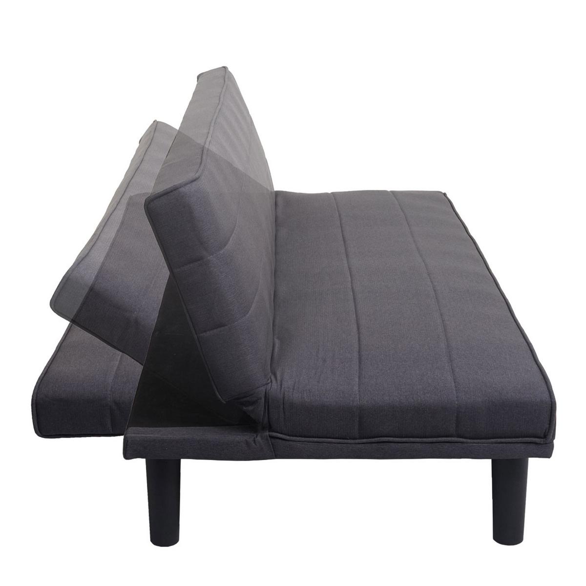 SCHLAFSOFA Anthrazit - Anthrazit, Textil (165/72/78cm) - MCW