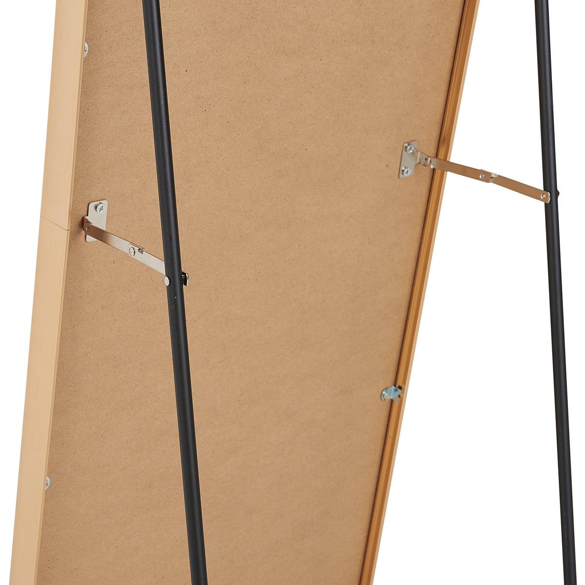 STEHSPIEGEL gold 36/150 cm Bagnolet - Goldfarben, Metall (36/150/40cm) - Beliani