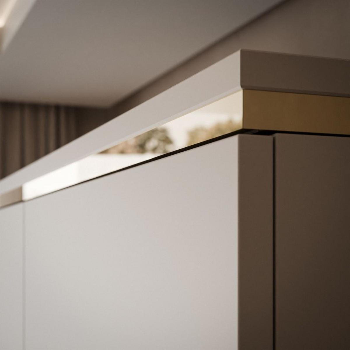 KLEIDERSCHRANK AURORA KASCHMIR 3D - Kaschmir, Holzwerkstoff (150/213/55cm) - Lookway