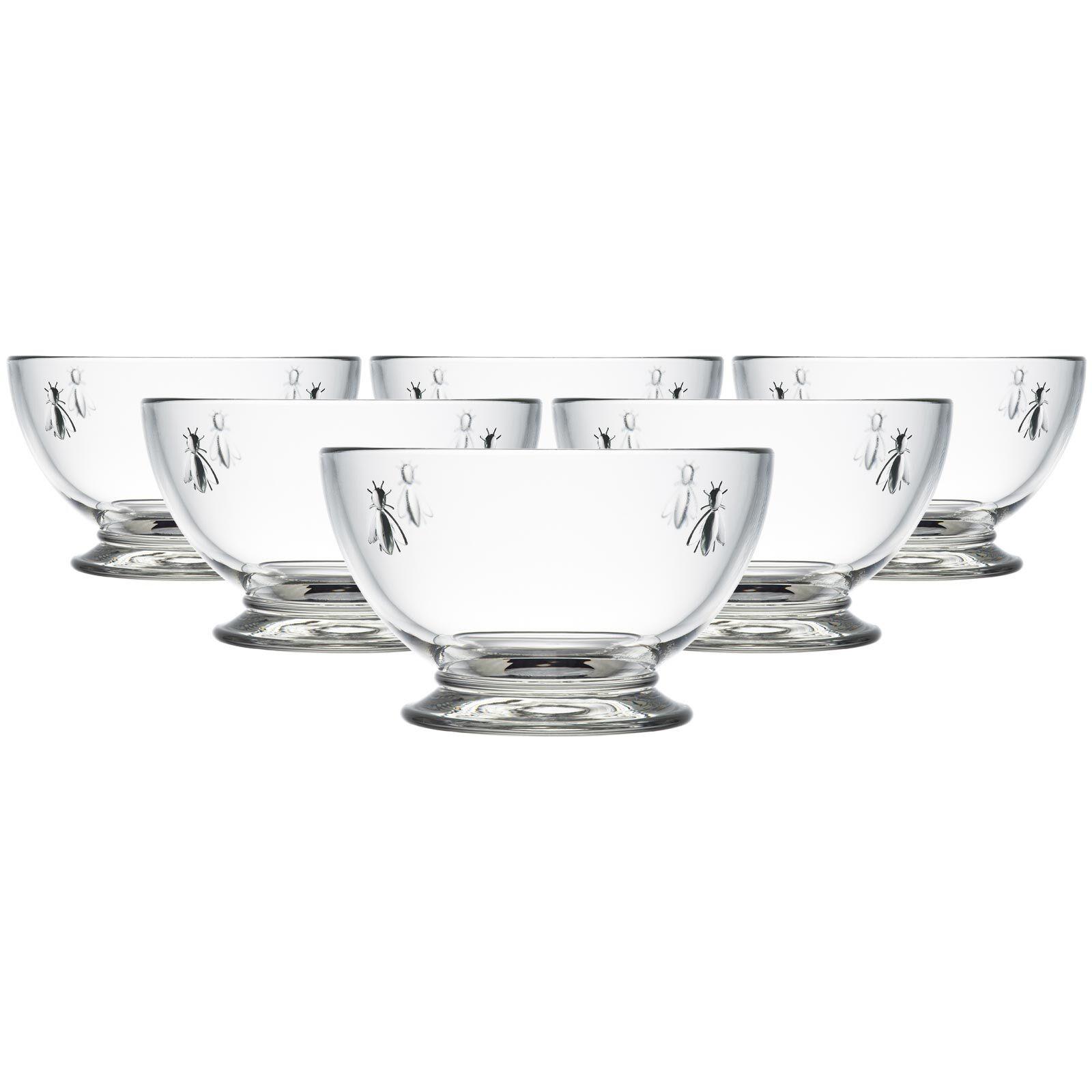 SCHALEN Biene Abeille transparent ø 13,8 cm 6er Set - Transparent, Glas (13.8cm) - La Rochère