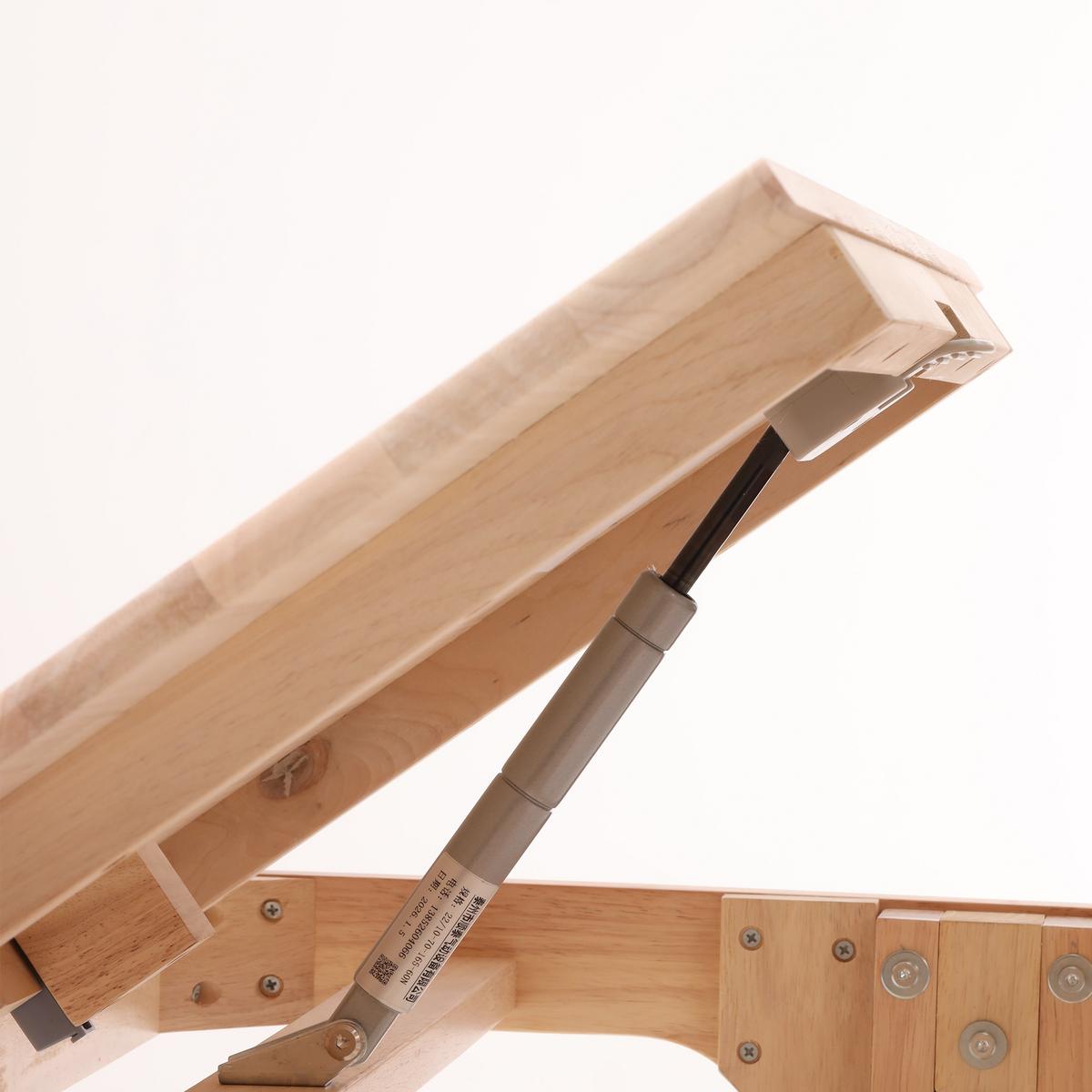 SCHREIBTISCH Massivholz Höhenverstellbar Neigbar 0-43° Natur - Naturfarben, Holzwerkstoff (60/92/89cm) - Urban Meuble