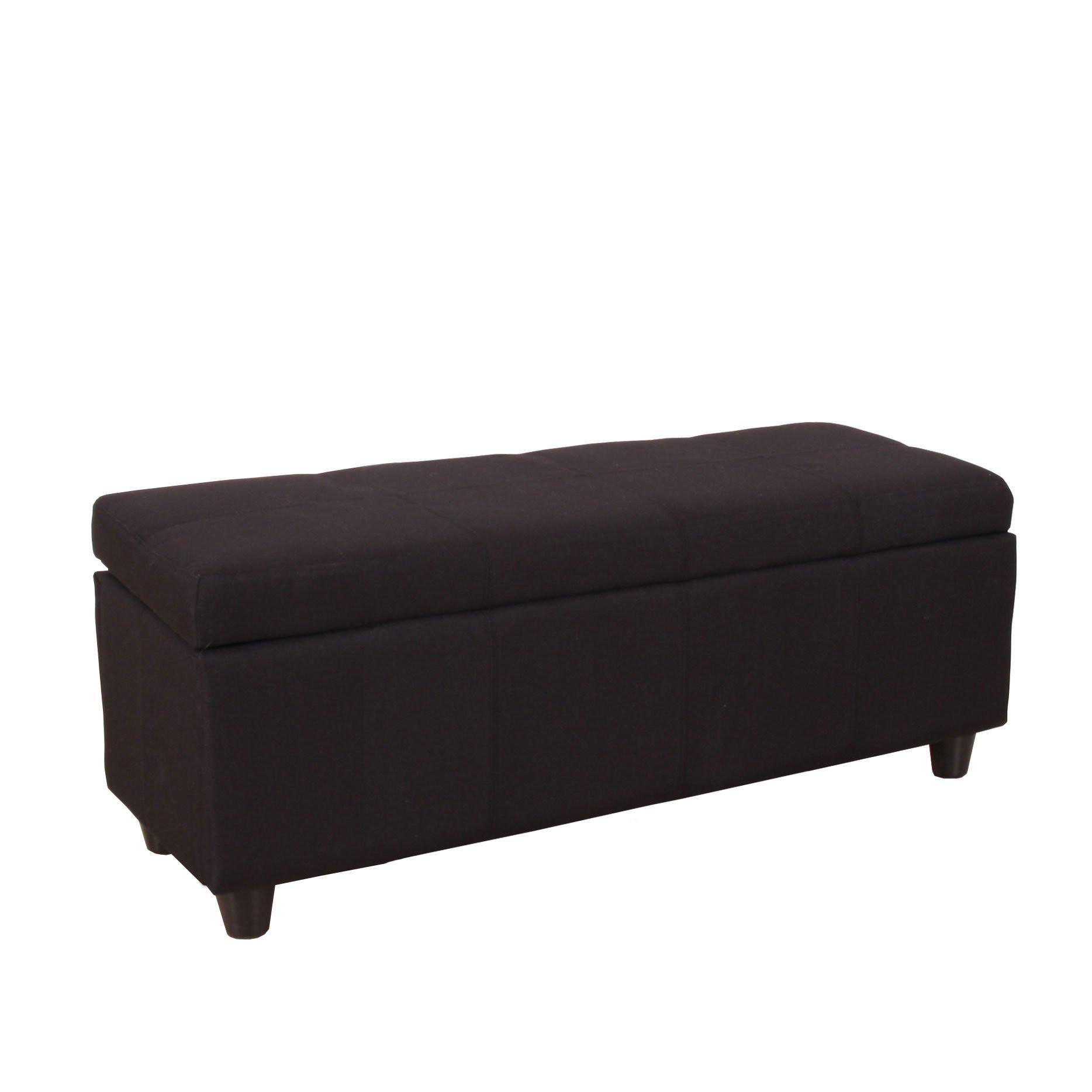 AUFBEWAHRUNGS-TRUHE Schwarz - Schwarz, Textil (114/45/45cm) - MCW
