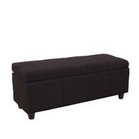 AUFBEWAHRUNGS-TRUHE Schwarz - Schwarz, Textil (114/45/45cm) - MCW