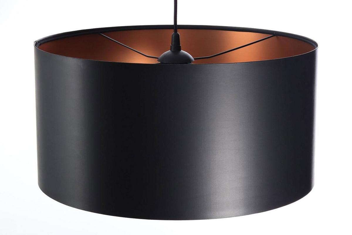 HÄNGELEUCHTE Kupfer 50/25 cm - Schwarz/Kupferfarben, Kunststoff (50/0.8/25cm) - ONZENO