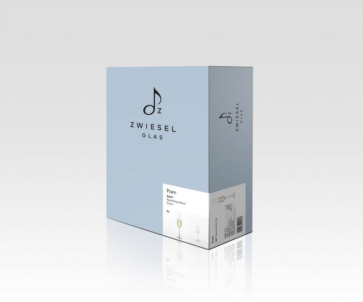 SEKTGLÄSER Pure transparent 209 ml 2er Set - Transparent, Glas (0.209L) - Zwiesel Glas
