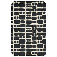 WC-VORLEGER Modern - Bio - Schwarz WC Teppich 50x80 cm - Anthrazit, Textil (50/1cm) - OnlyWow