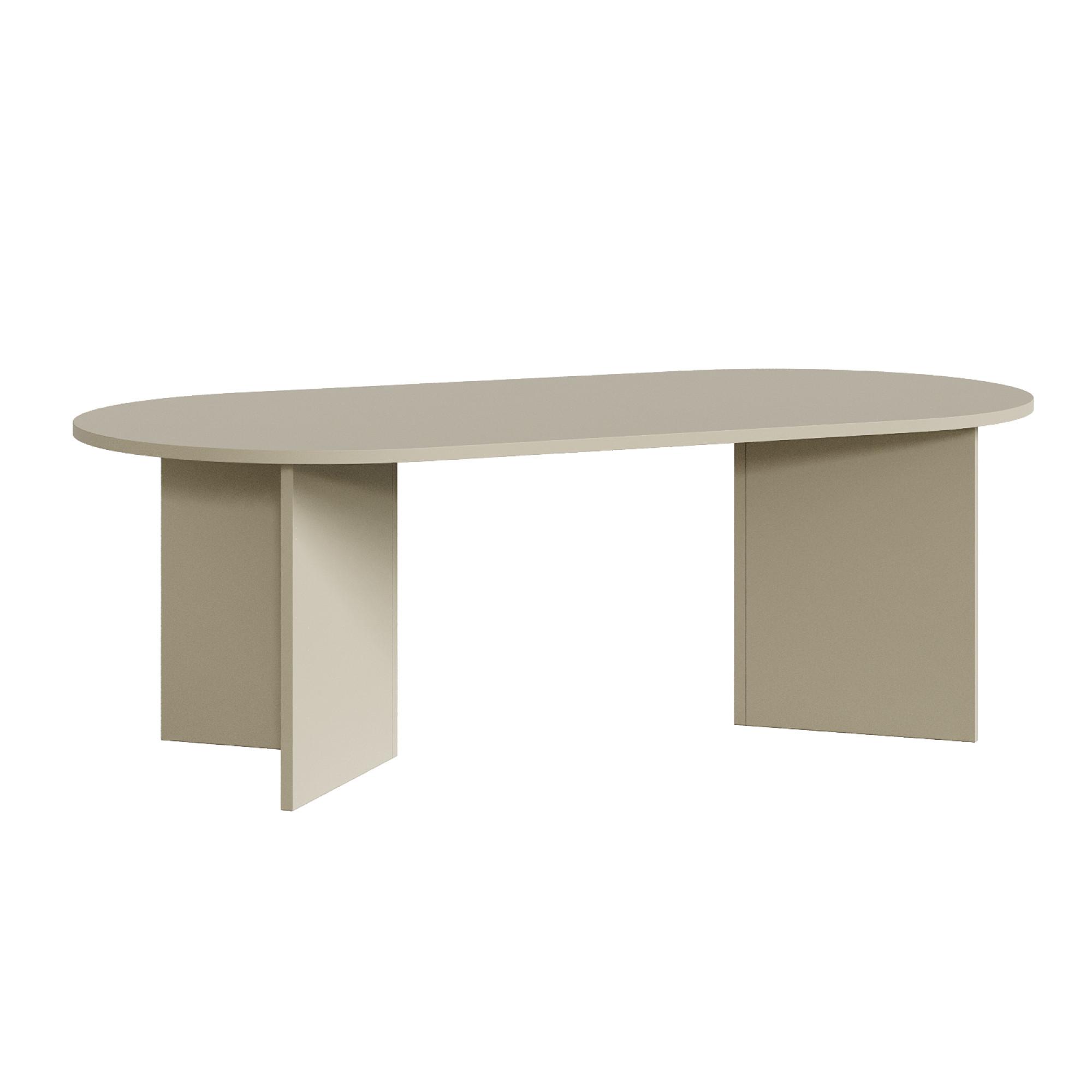 COUCHTISCH Kynd 119/60/40 cm - Sandfarben, Holzwerkstoff (119/60/40cm) - [en.casa]