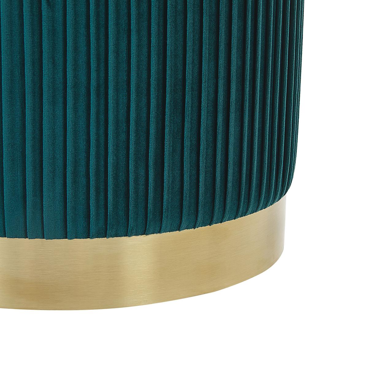 POUF Miramar 35-31/35-31/44-39 cm - Blau, Textil (35/39/35cm) - Beliani