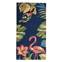 OUTDOORTEPPICH Rosetta 100x200 cm - Anthrazit, Textil (100/200cm) - Gino Falcone