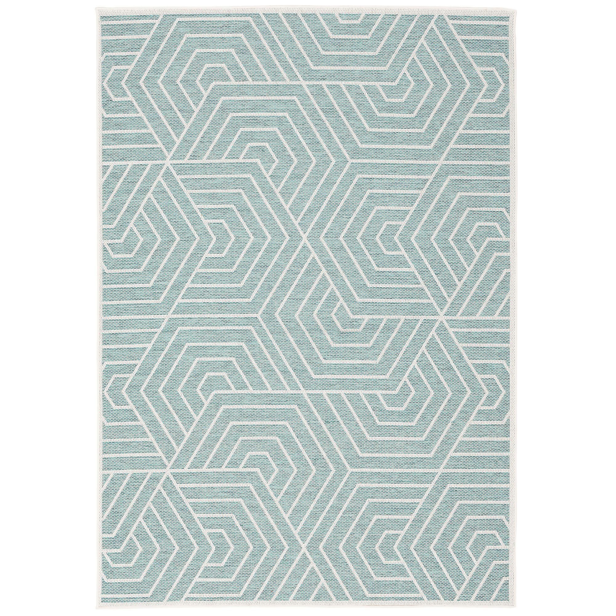 IN & OUTDOOR TEPPICH FLACHGEWEBE OTTAWA TREND - Mintgrün, Textil (160/230cm) - Pergamon