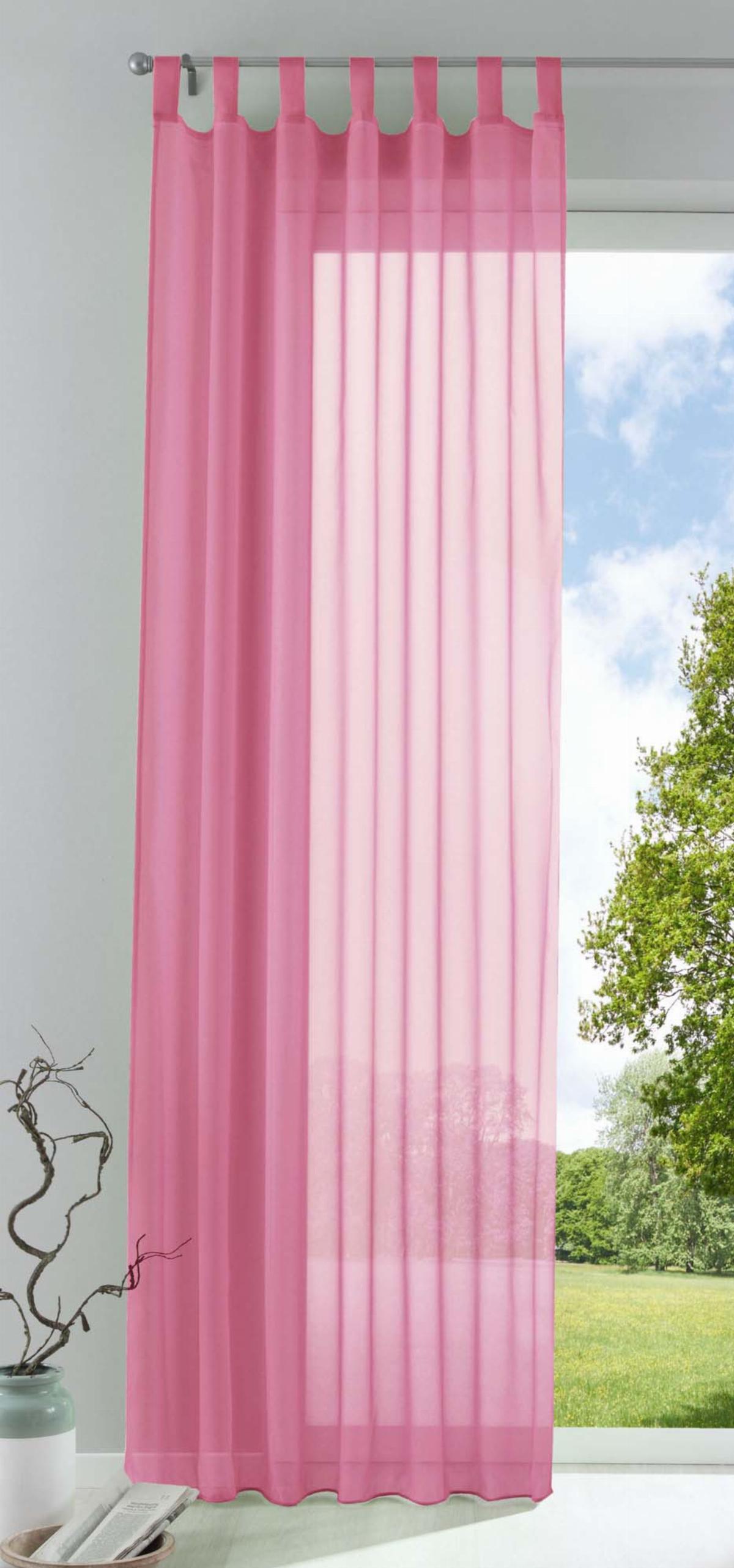 SCHLAUFENSCHAL PULA HxB 225x140 cm Rosa - Rosa, Textil (140/225cm) - Gardinenbox