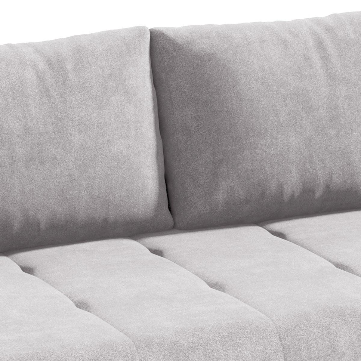 SCHLAFSOFA Jonas 3 Sitzplätze Hellgrau - Hellgrau, Holzwerkstoff (240/85/110cm) - Petits-meubles
