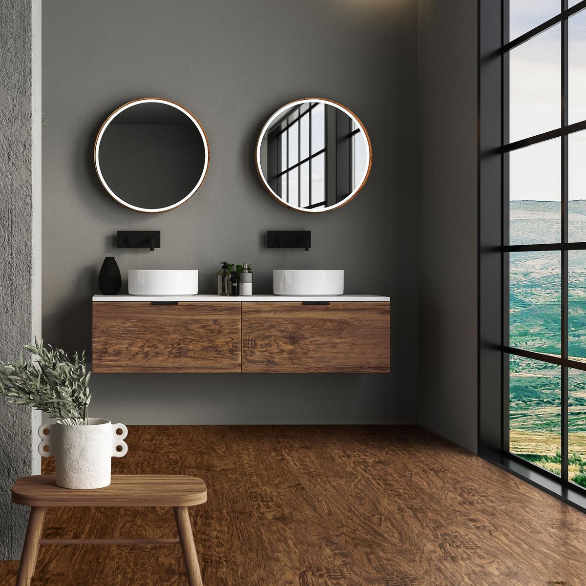 VINYLBODEN Click 3,08m²/14 Dielen Classic Akazie - Graubraun, Kunststoff (122/18/0.42cm) - ML-DESIGN