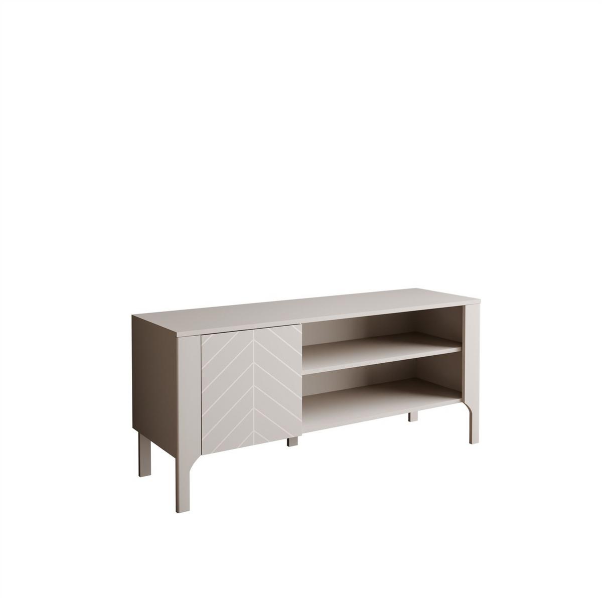 TV-SCHRANK LUMI 135 cm, Kaschmir - Kaschmir, Holzwerkstoff (135/57/41cm) - Lookway