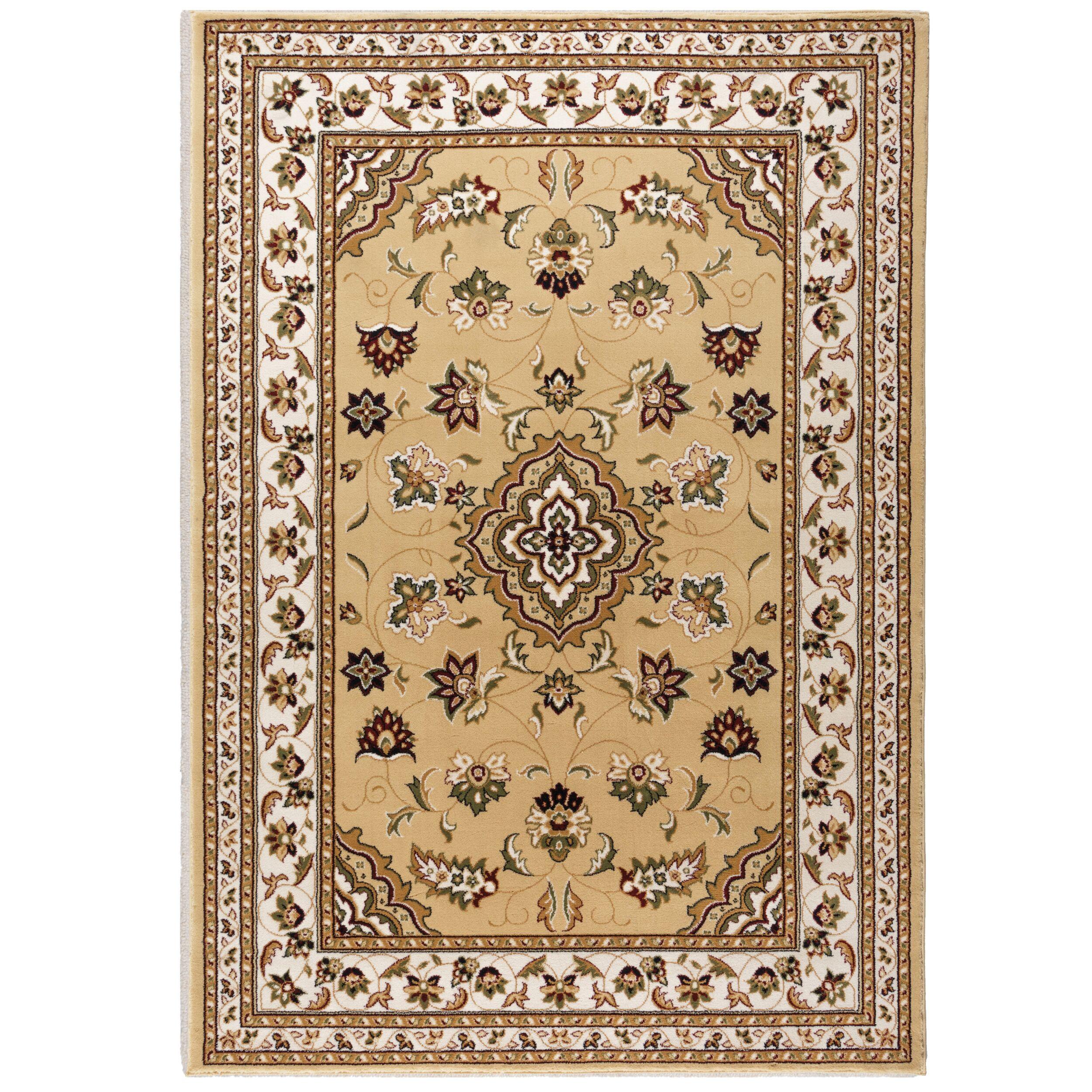 TEPPICH GLAZERT, klassisch-floral, Braun, 160 x 230 cm - Braun, Textil (230/160cm) - KADIMA DESIGN