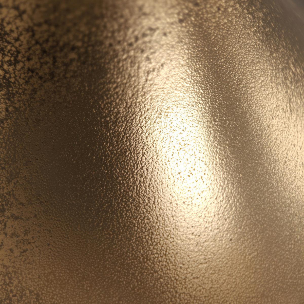 COUCHTISCH Klein Gold Metall Rund 60x60x46,5 cm Modern - Goldfarben, Metall (60/60/47cm) - KADIMA DESIGN