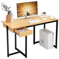 SCHREIBTISCH 75cm Holz - Rot, Holz (55/120/75cm) - COSTWAY