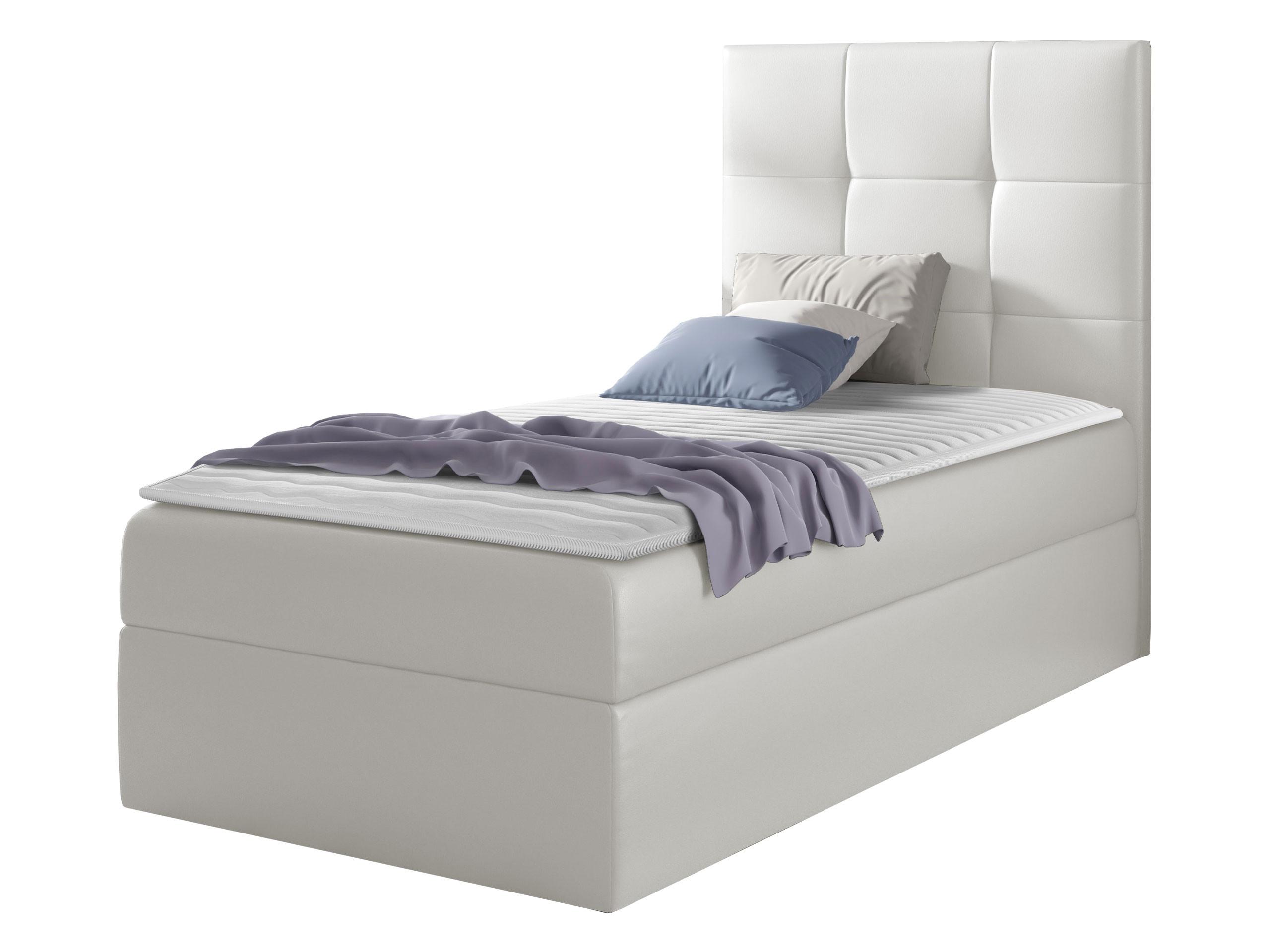 BOXBETT Mini 2, Seite zum Öffnen des Bettkastens: Rechts - H3 - Weiß, Holz (90/200cm) - MIRJAN24