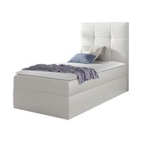 BOXBETT Mini 2, Seite zum Öffnen des Bettkastens: Rechts - H3 - Weiß, Holz (90/200cm) - MIRJAN24