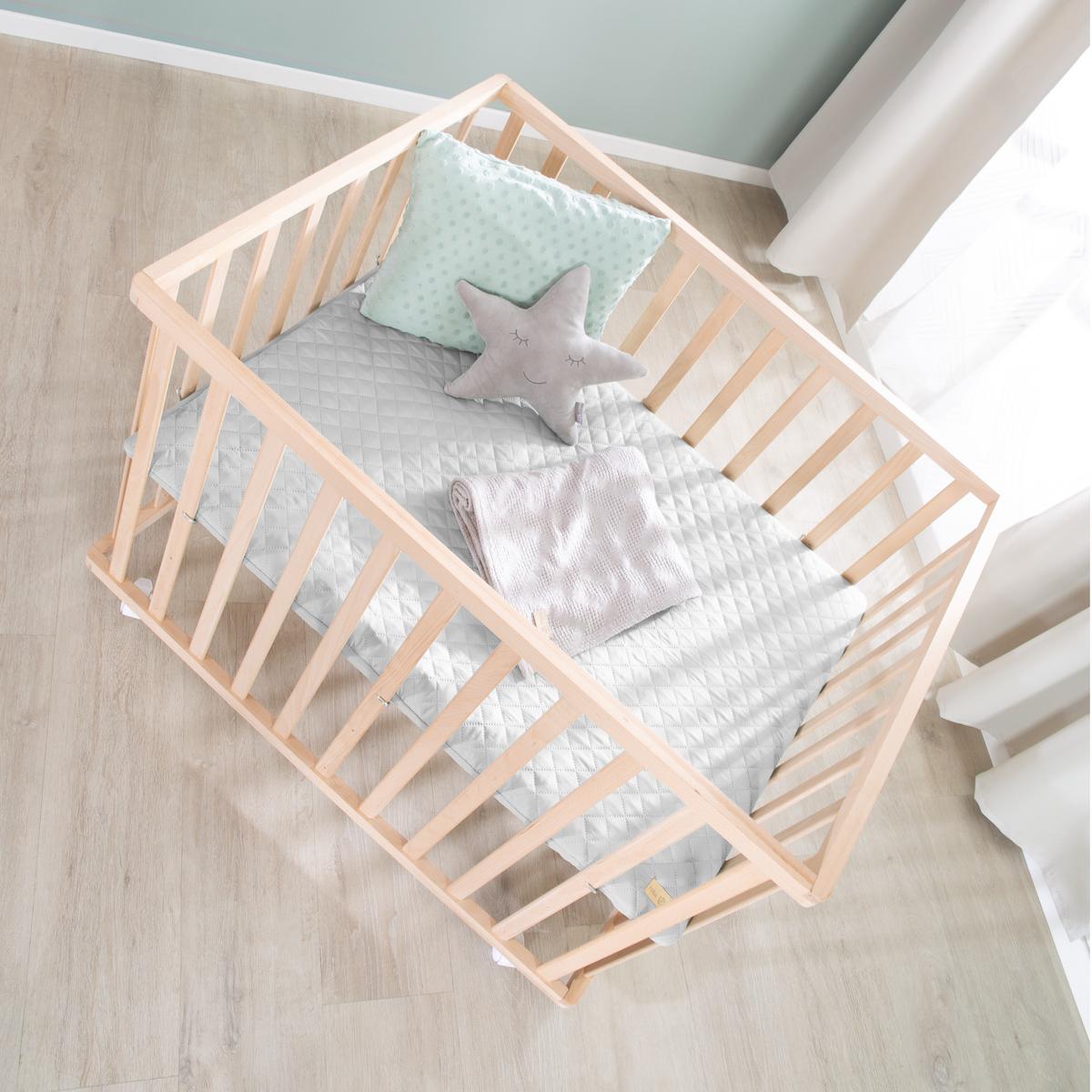 LAUFGITTER 100x75 roba Style grau - Naturfarben, Holzwerkstoff (73/72/98.5cm) - Roba