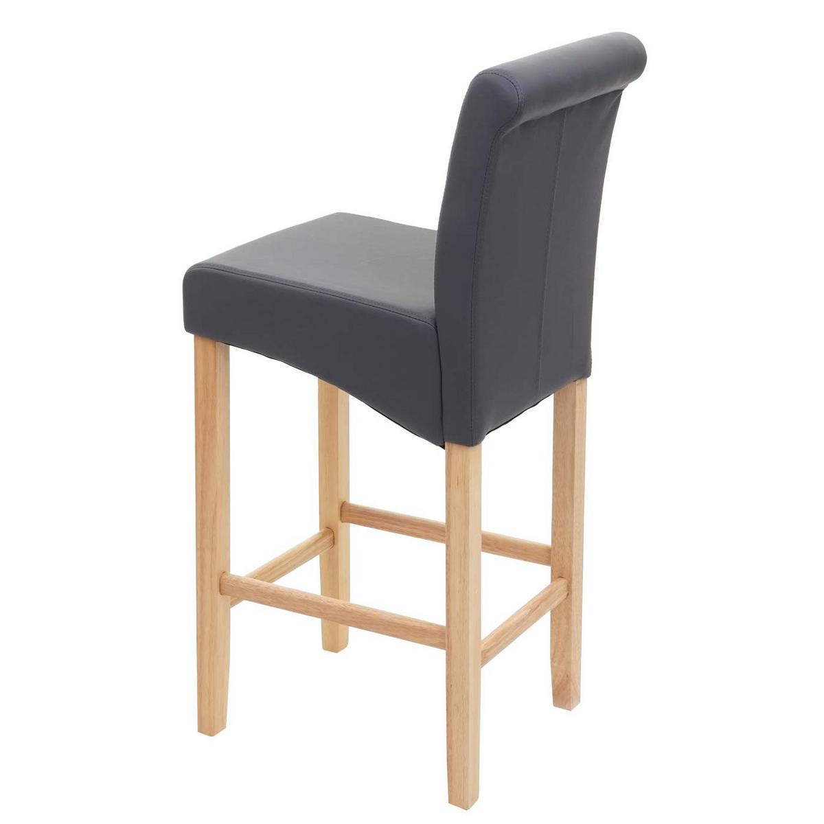 BARHOCKER Grau - Grau, Textil (39/105/53cm) - MCW