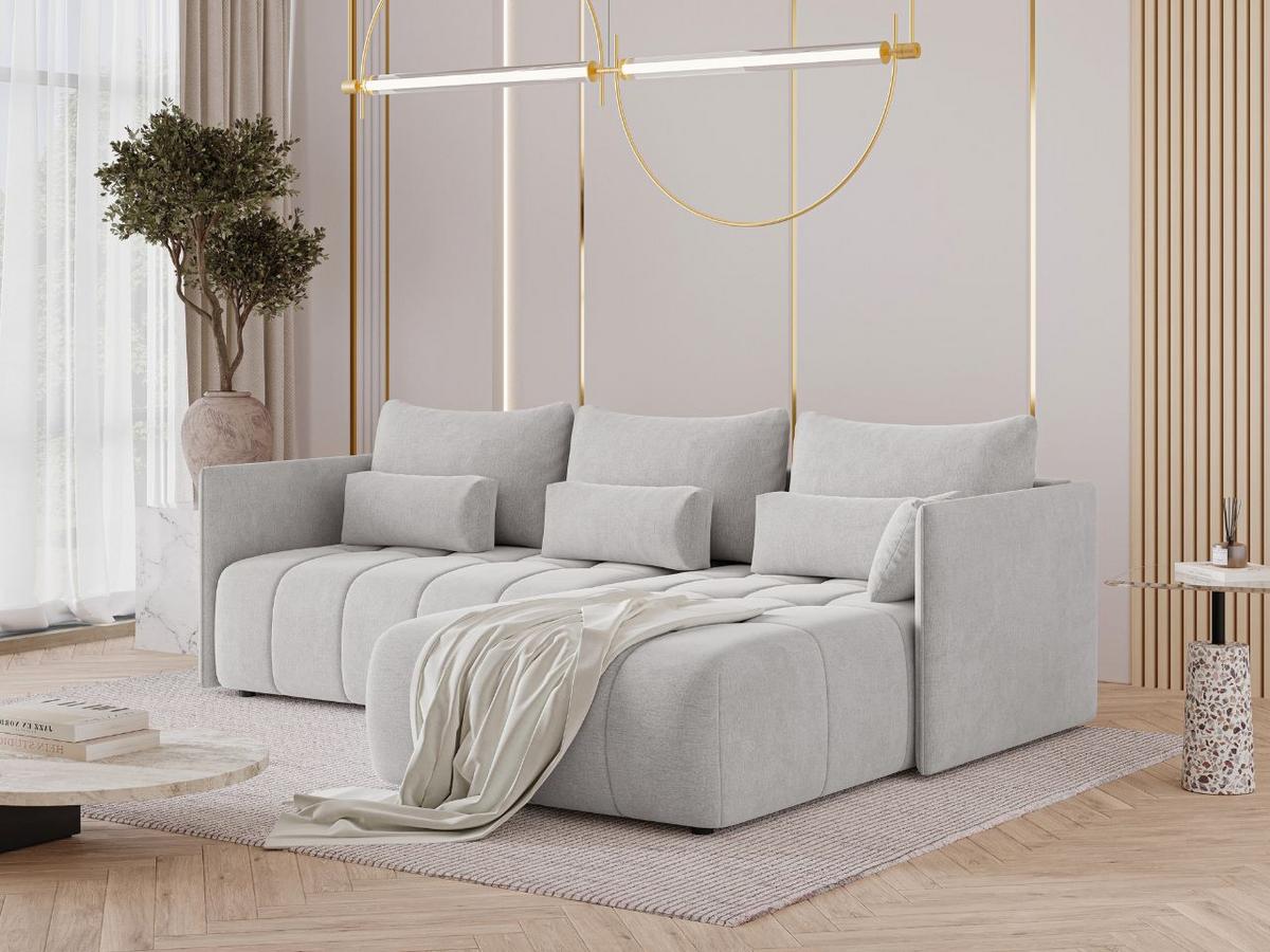 ECKSOFA Ardi Grau - Grau, Holz/Textil (245/182cm) - Graingold