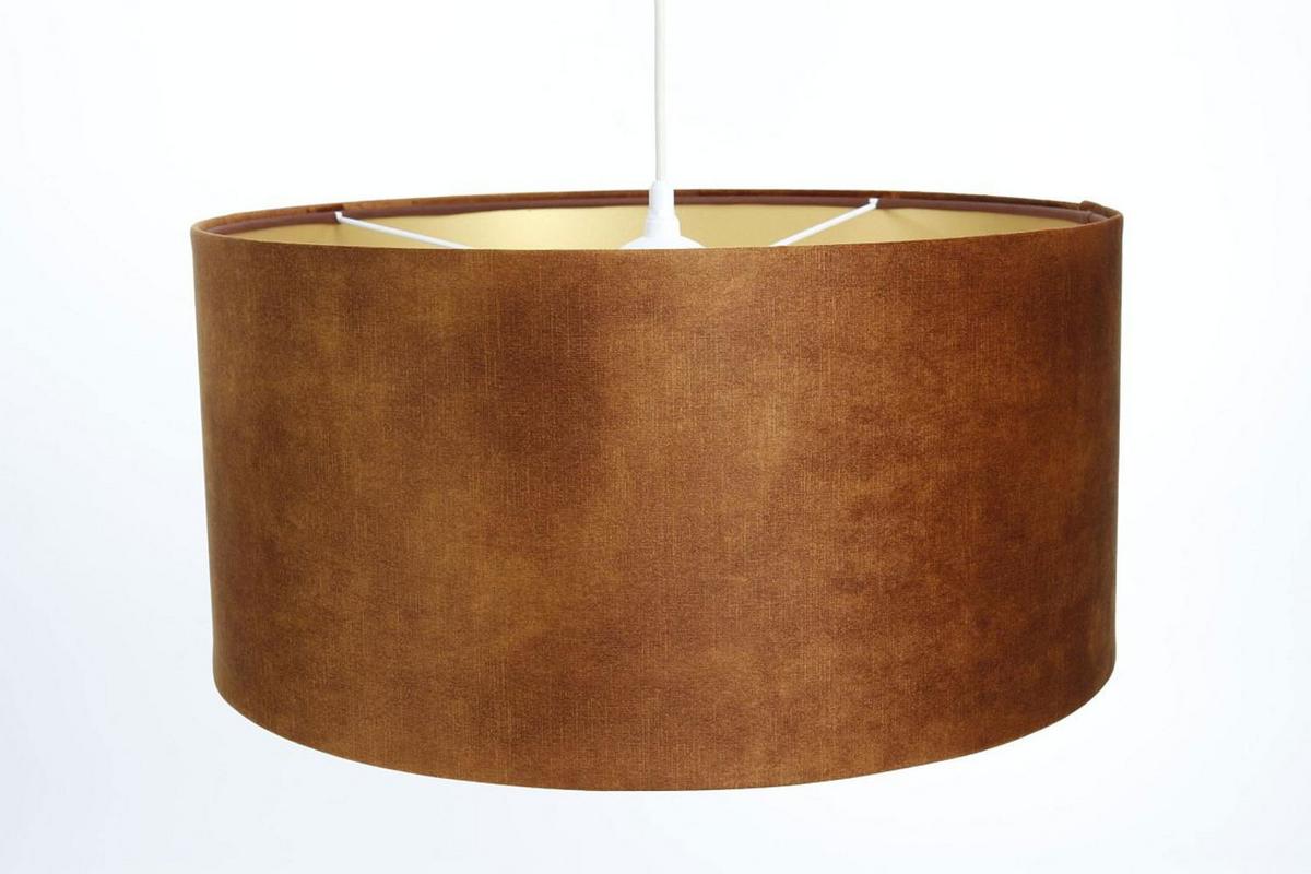HÄNGELEUCHTE Gold 40/20 cm - Goldfarben/Braun, Kunststoff (40/0.4/20cm) - ONZENO