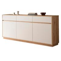 SIDEBOARD Kaschmir, Eiche Artisan 202 x 89 cm, Kommode mit Soft-Close - Kaschmir/Eiche Artisan, Holzwerkstoff/Metall (202/89/40cm) - Furn.Design