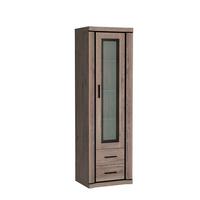 VITRINE MALAGA 192 / 58 cm in Braun - Braun, Holzwerkstoff (58/192/45cm) - MASSENO