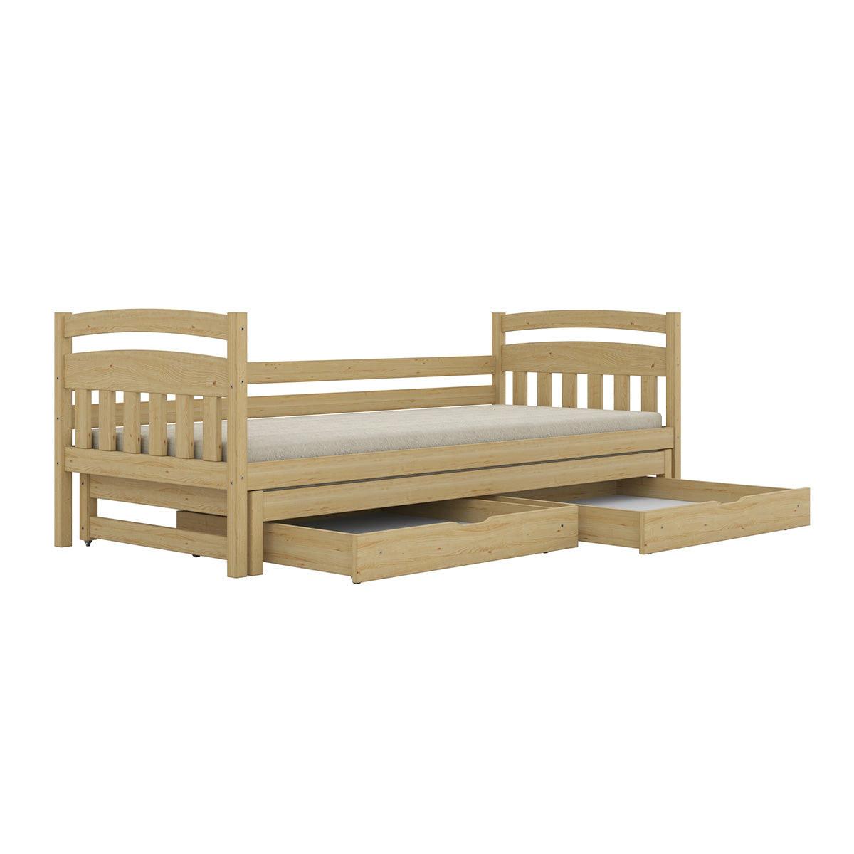 BETT 90/200 Tosia Holz - Braun, Holz (90/200cm) - Petits-meubles