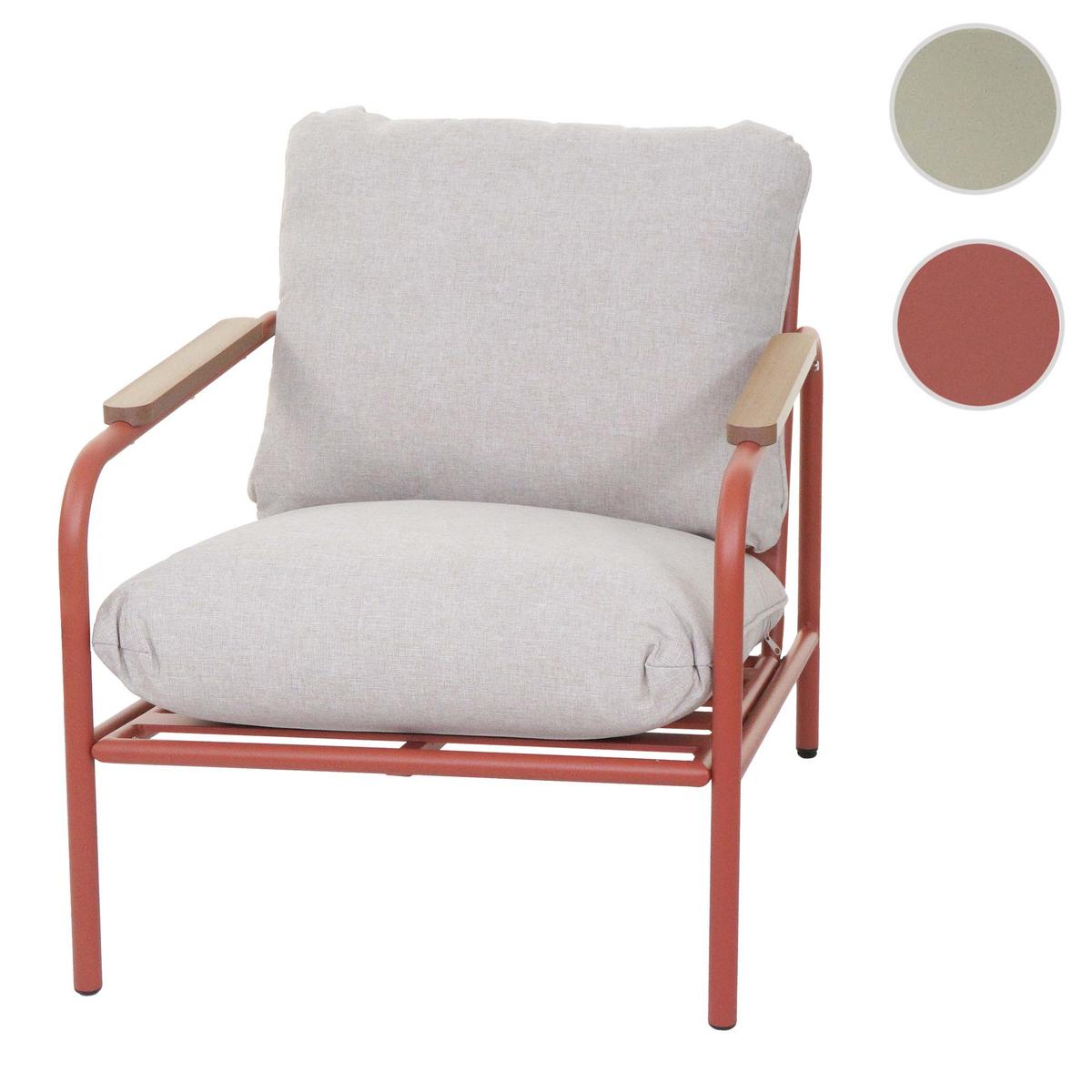 GARTENSESSEL Rot Kein Set-Set - Rot, Textil (68/81/88cm) - MCW