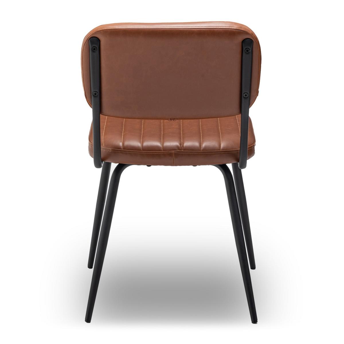 ESSZIMMERSTÜHLE (2er-set) braun sparte 56/45/79 cm - Braun, Textil (45/79/52cm) - Calicosy
