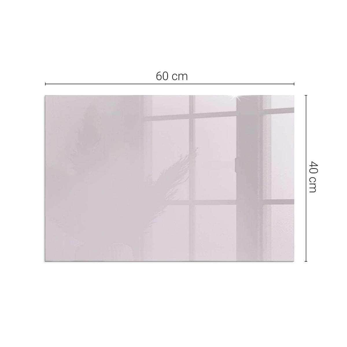 GLASPLATTE für Kamin 60x40 cm - Lila, Glas (60/40/0.4cm) - TULUP