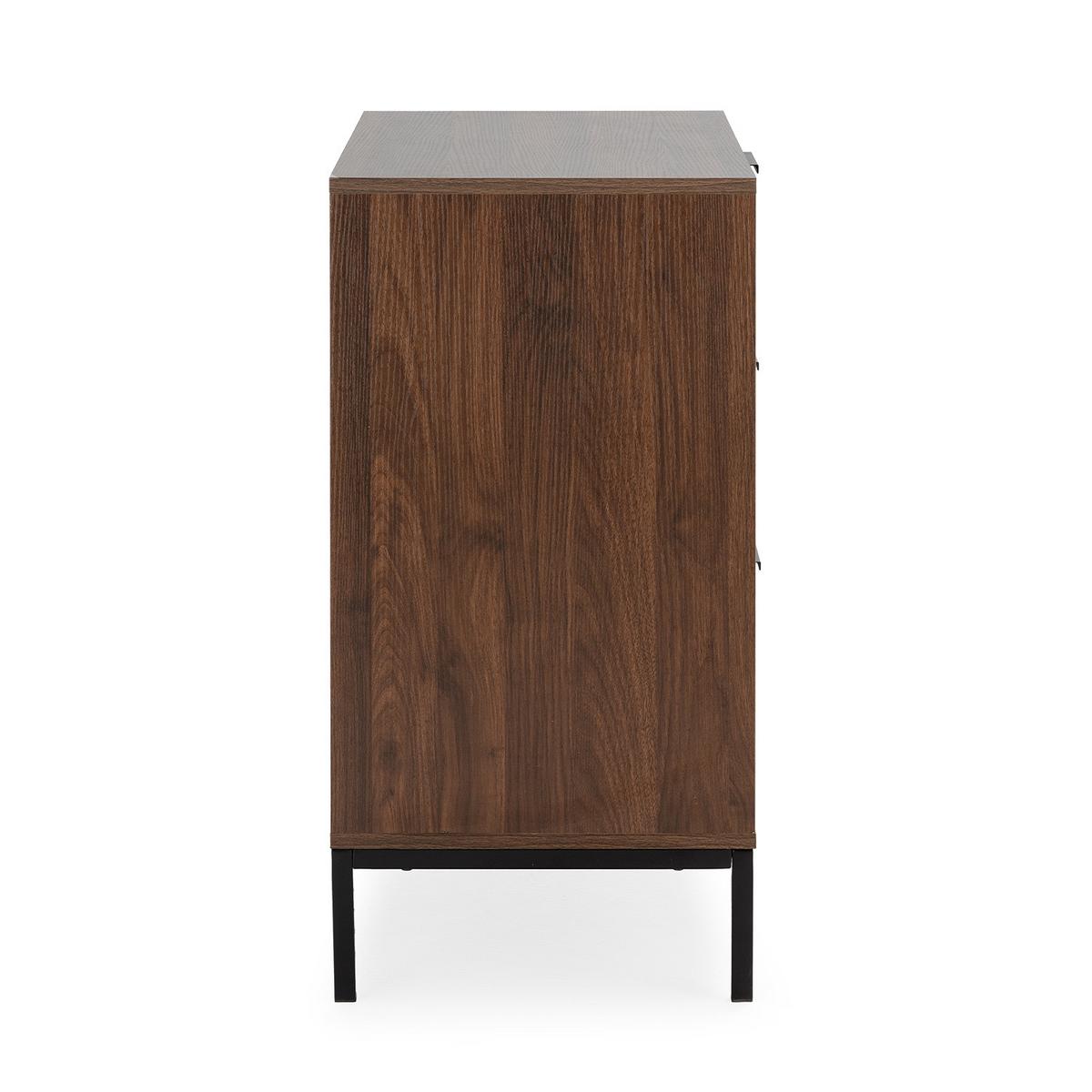 KOMMODE 80/80/40 Auri Walnussfarbe - Walnussfarben, Holzwerkstoff (80/80/40cm) - VS Venta-stock