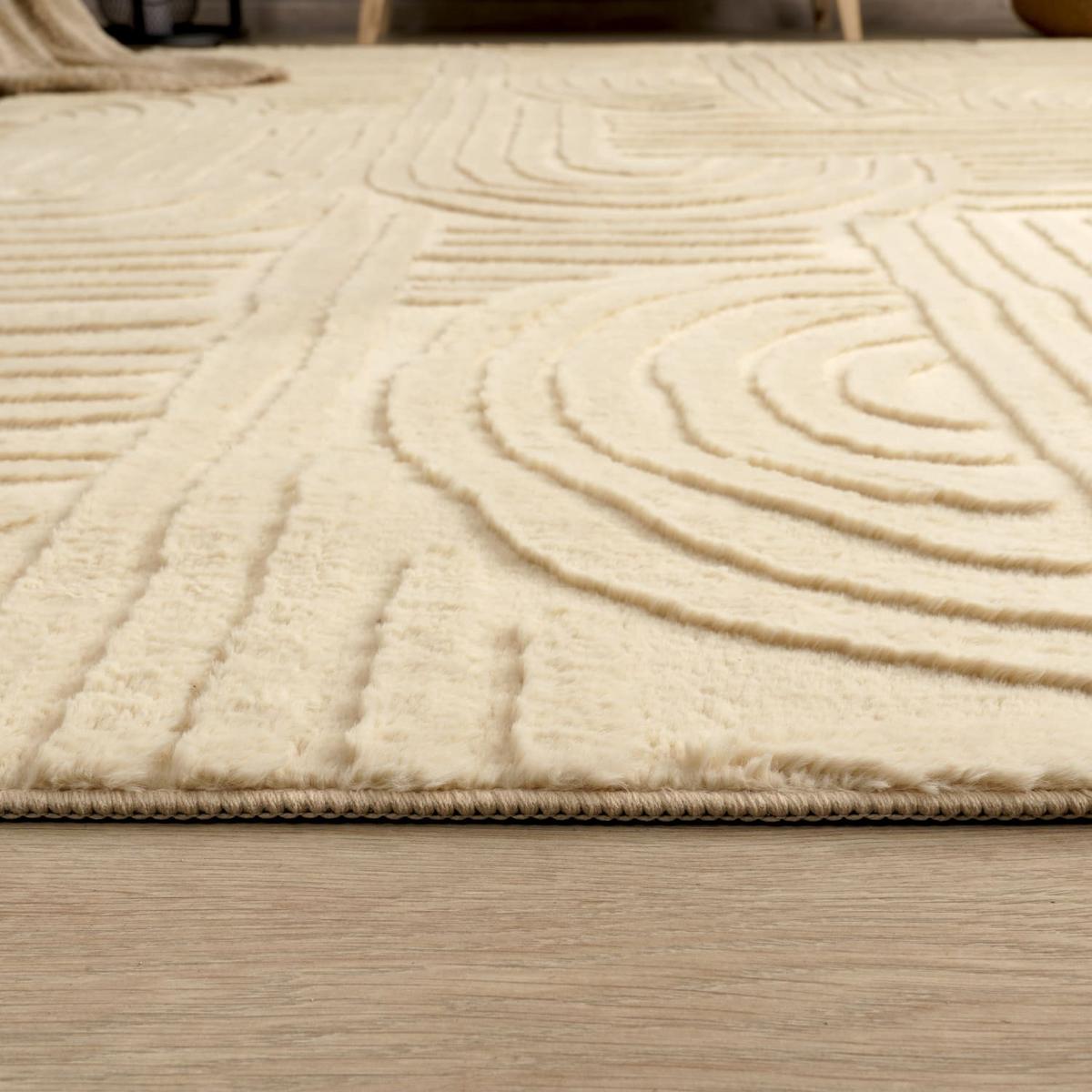 FLACHWEBETEPPICH Boho Beige 80 x 150 cm - Beige, Kunststoff (80/150cm) - TT Home