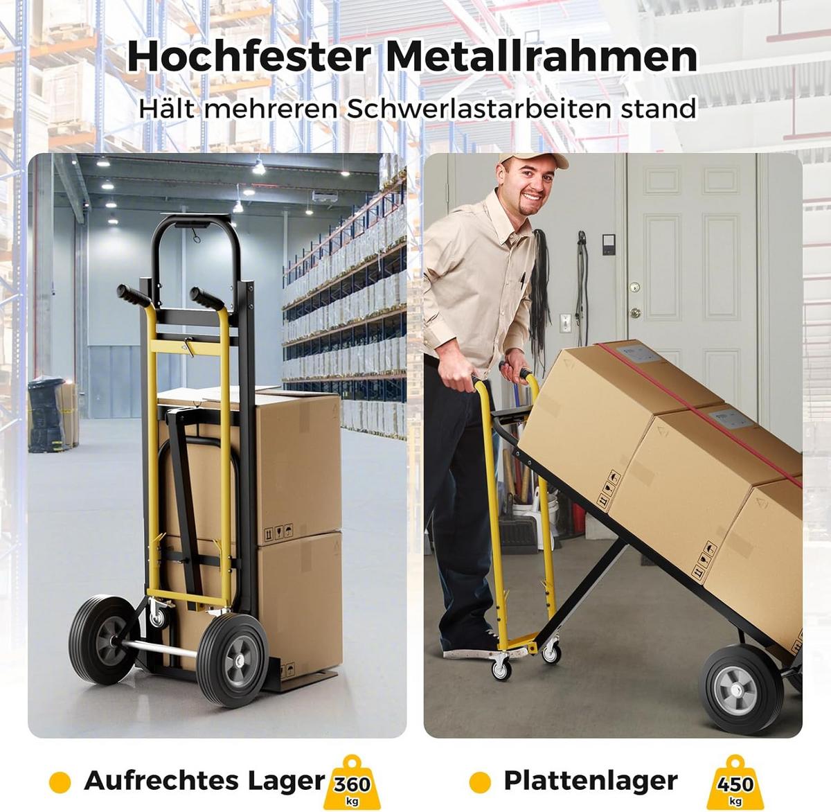 TRITTLEITER Schwarz - Schwarz, Metall (57/131/53cm) - COSTWAY