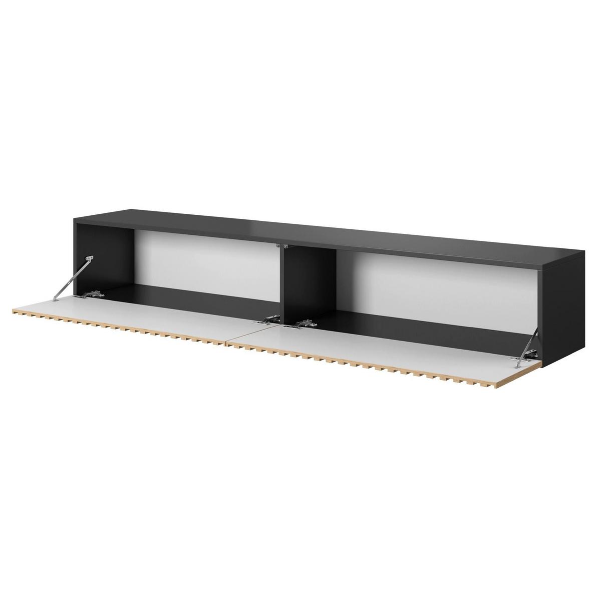 TV-HÄNGEBOARD Telire Schwarz / Eiche 175 cm - Schwarz/Eiche Artisan, Holzwerkstoff (175/30/31.6cm) - Selsey
