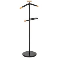 GARDEROBENSTÄNDER aus metall und holz - Schwarz, Metall (30/120/30cm) - Wanderlust