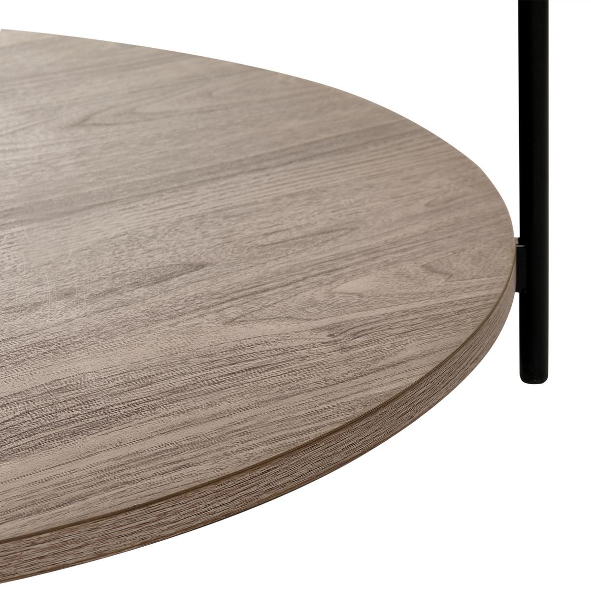 COUCHTISCH Dunkelbraun Lander - Dunkelbraun, Holzwerkstoff (78/78/40cm) - Beliani