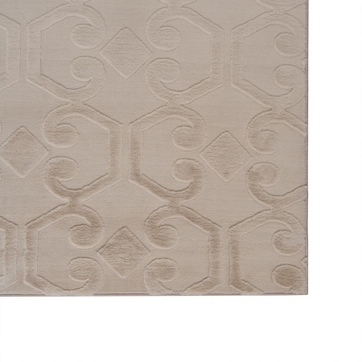 TEPPICH Beige 80/300 cm Gannett - Beige, Textil (80/300cm) - Beliani