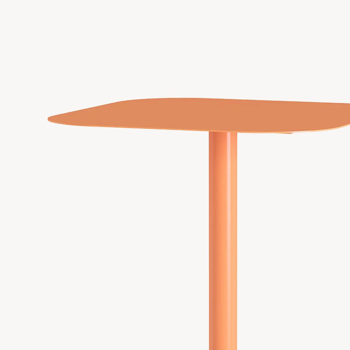 BEISTELLTISCH Nastätten - Orange, Metall (40/40/50cm) - [en.casa]