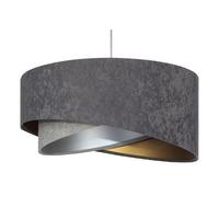 HÄNGELEUCHTE Grau 50/23 cm - Grau, Kunststoff (50/1.3/23cm) - ONZENO