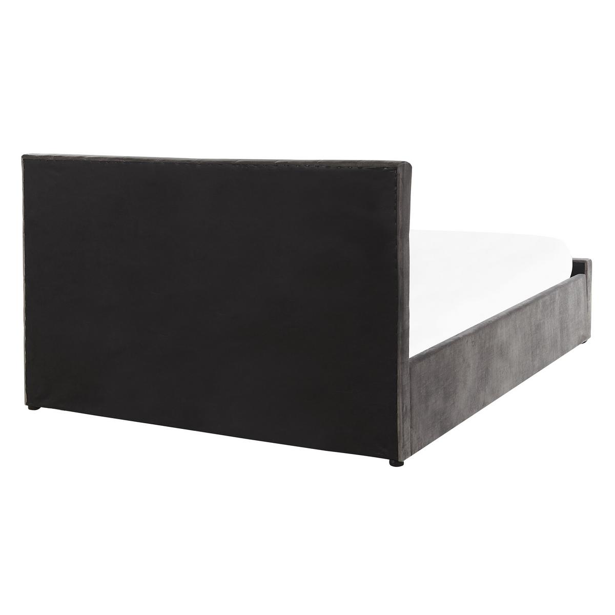 POLSTERBETT 140/200cm Grau Amiens - Grau, Textil (140/200cm) - Beliani