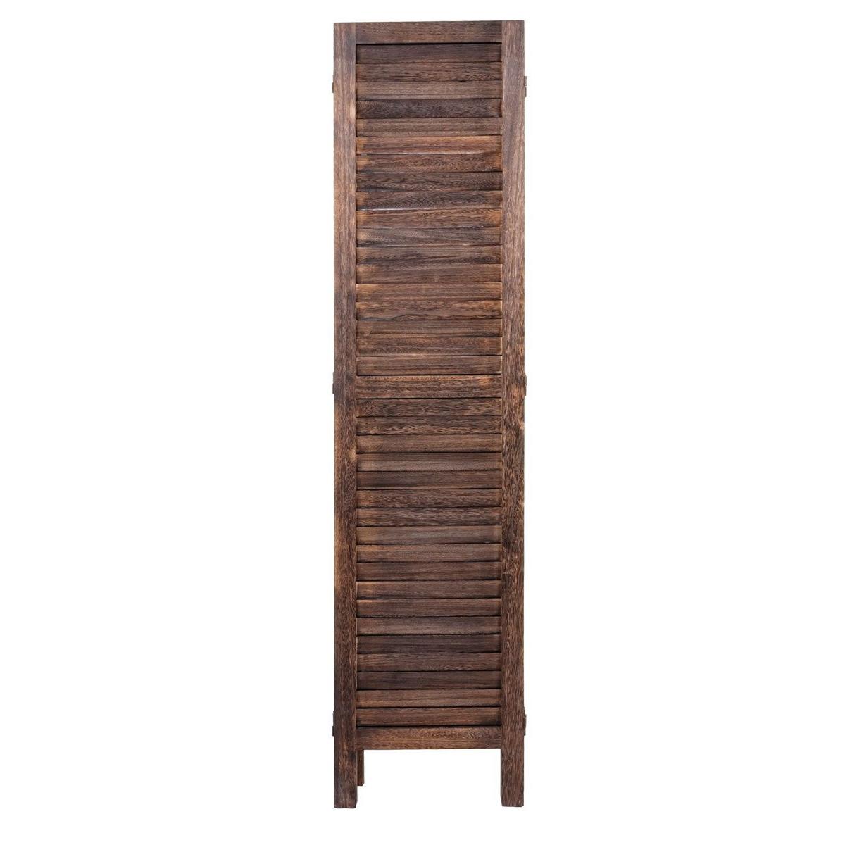 PARAVENT Dunkelbraun - Dunkelbraun, Holz (162/170/2cm) - MCW