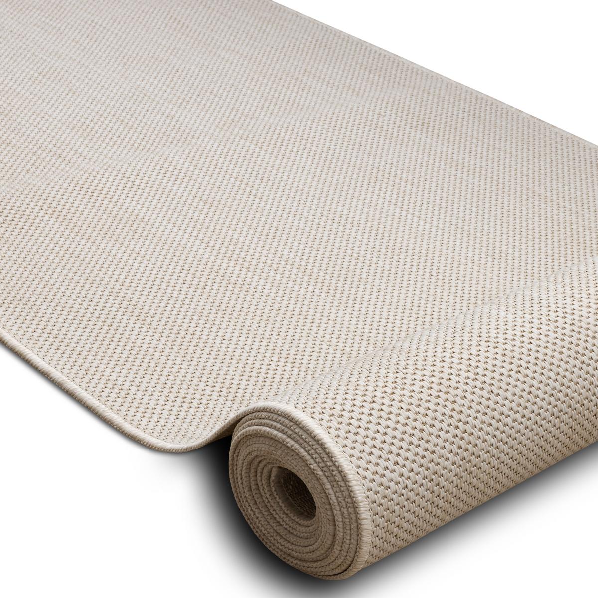 LÄUFER SISAL SION 100/100 cm - Creme, Textil (100/100cm) - rugsX