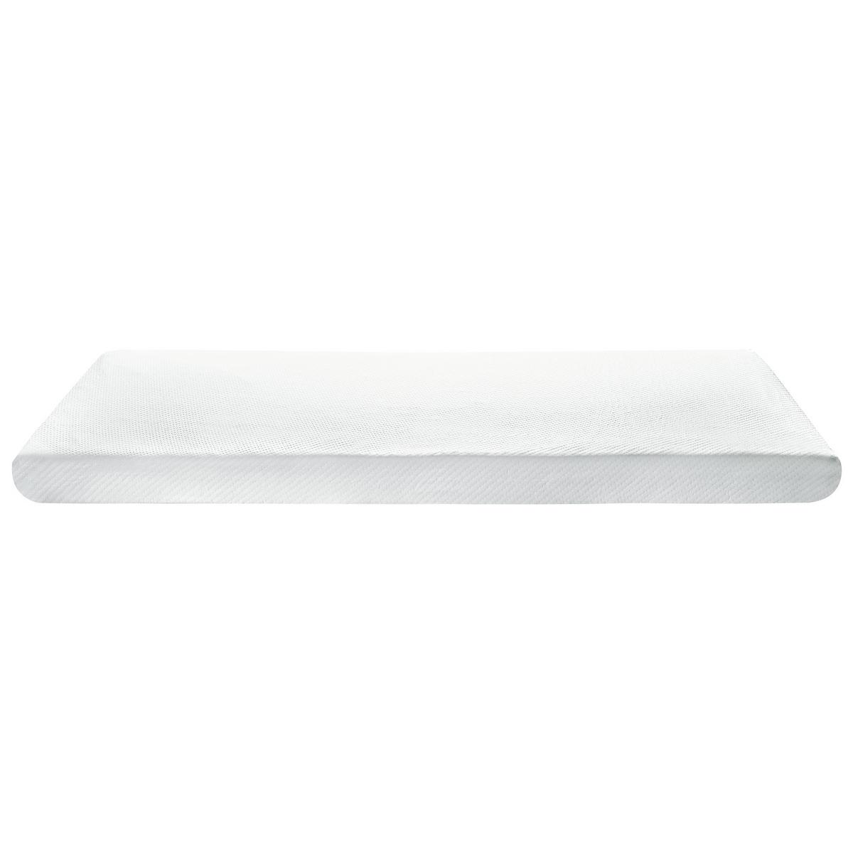 BABYSCHAUMSTOFFMATRATZE H2/3 Mittel 60/120 cm Hushy - Weiß, Textil (60/120cm) - Beliani