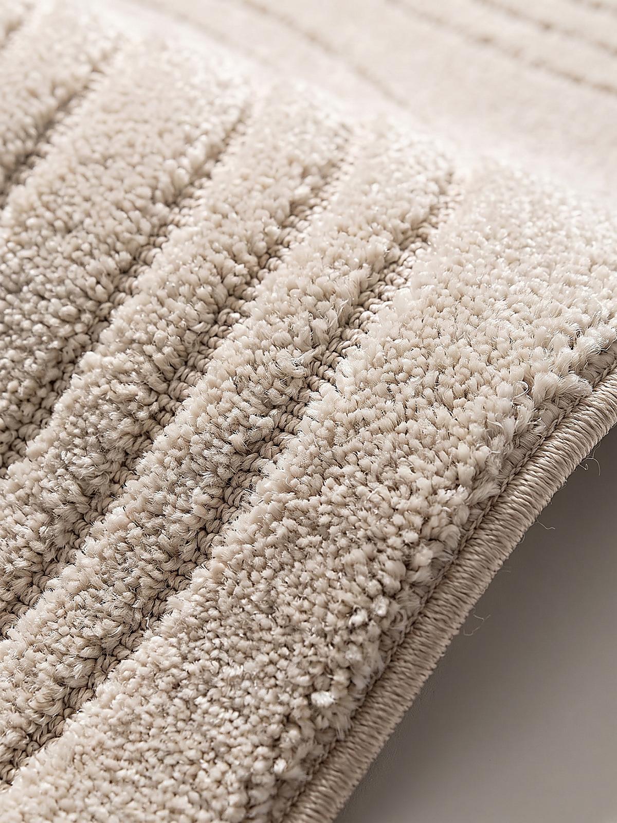 KURZFLORTEPPICH Geometrisch MUOTA Polypropylen Beige 140 x 200 cm - Beige, Textil (140/200cm) - KADIMA DESIGN
