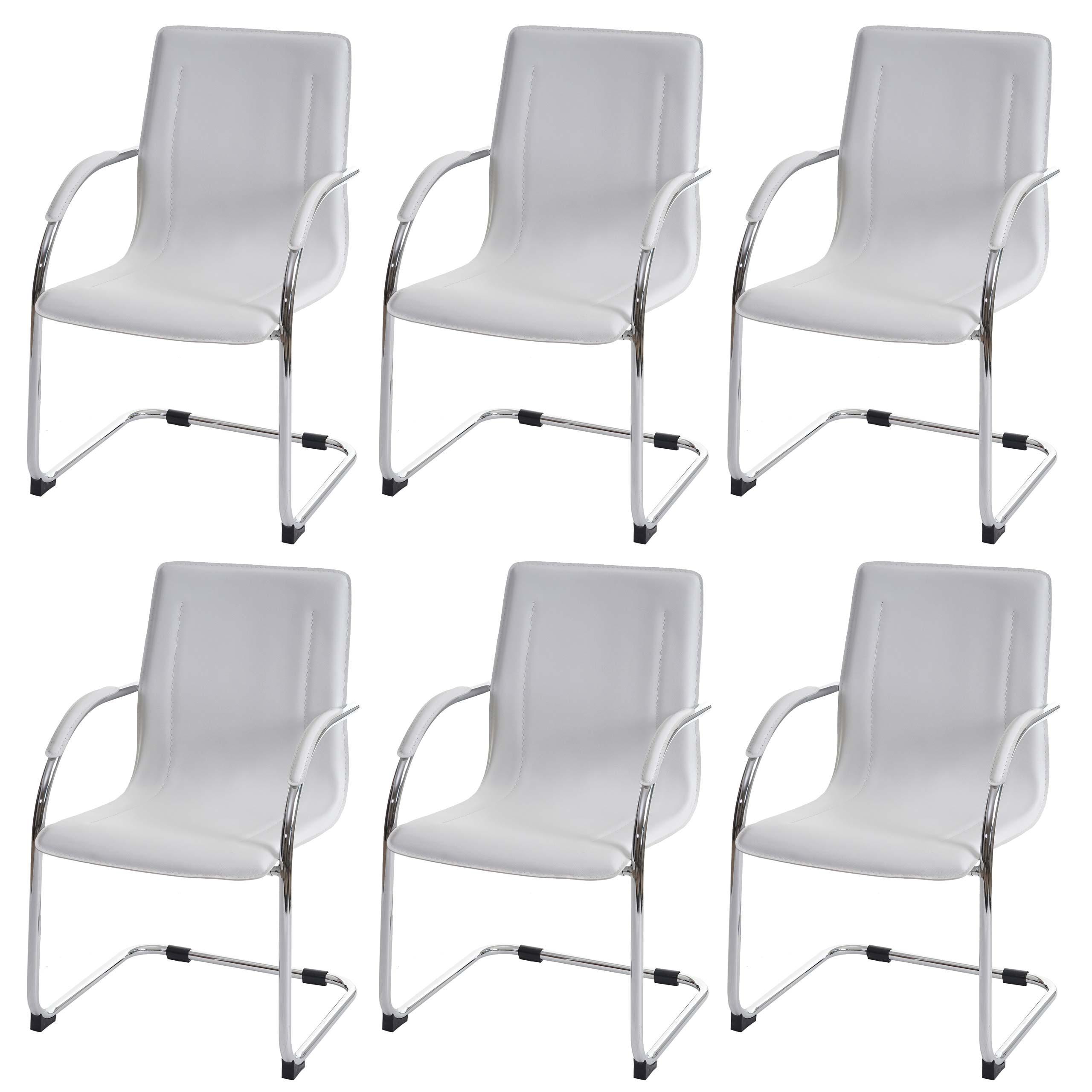 ESSZIMMERSTUHL Weiß 6er-Set - Weiß, Kunststoff (56/93/56cm) - MCW