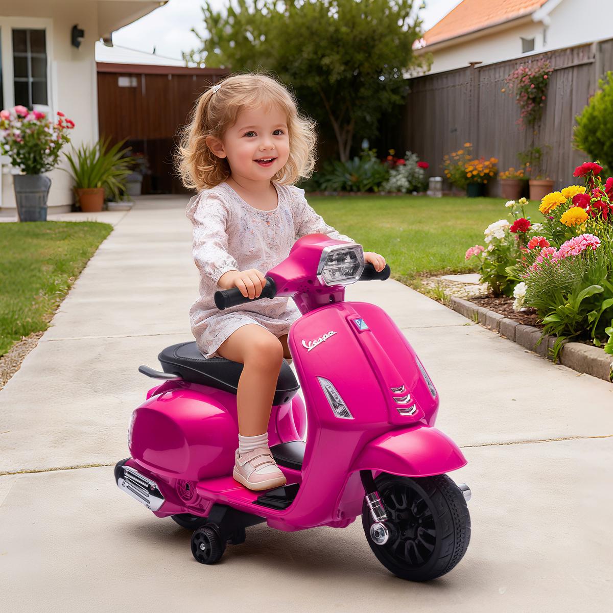 ELEKTROMOTORRAD Kunststoff Metall Rosa - Rosa, Kunststoff (71/37/52cm) - AIYAPLAY