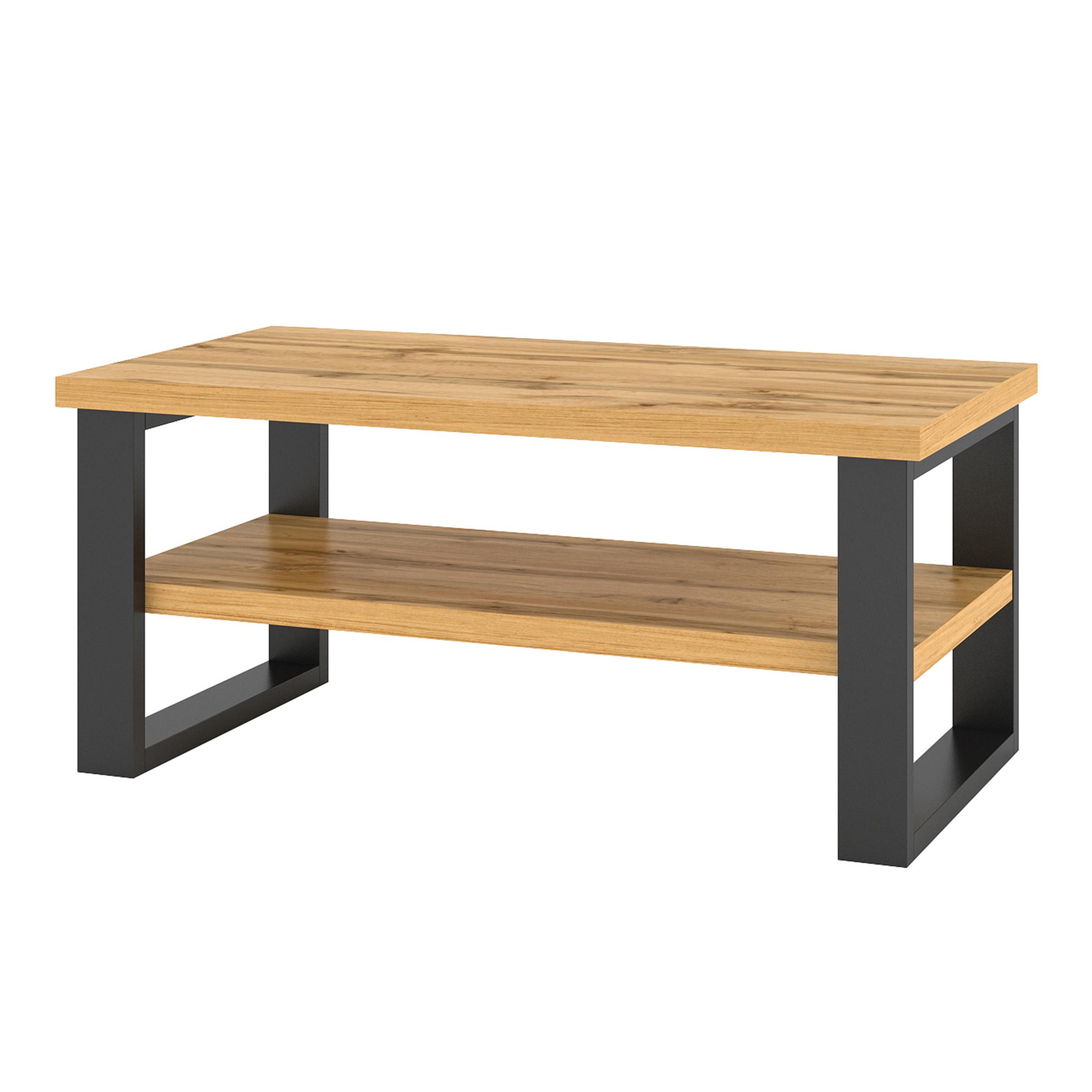 COUCHTISCH HALENZA 110/50/60 cm Eiche Wotan - Eiche Wotan, Holzwerkstoff (60/110/50cm) - MASSENO